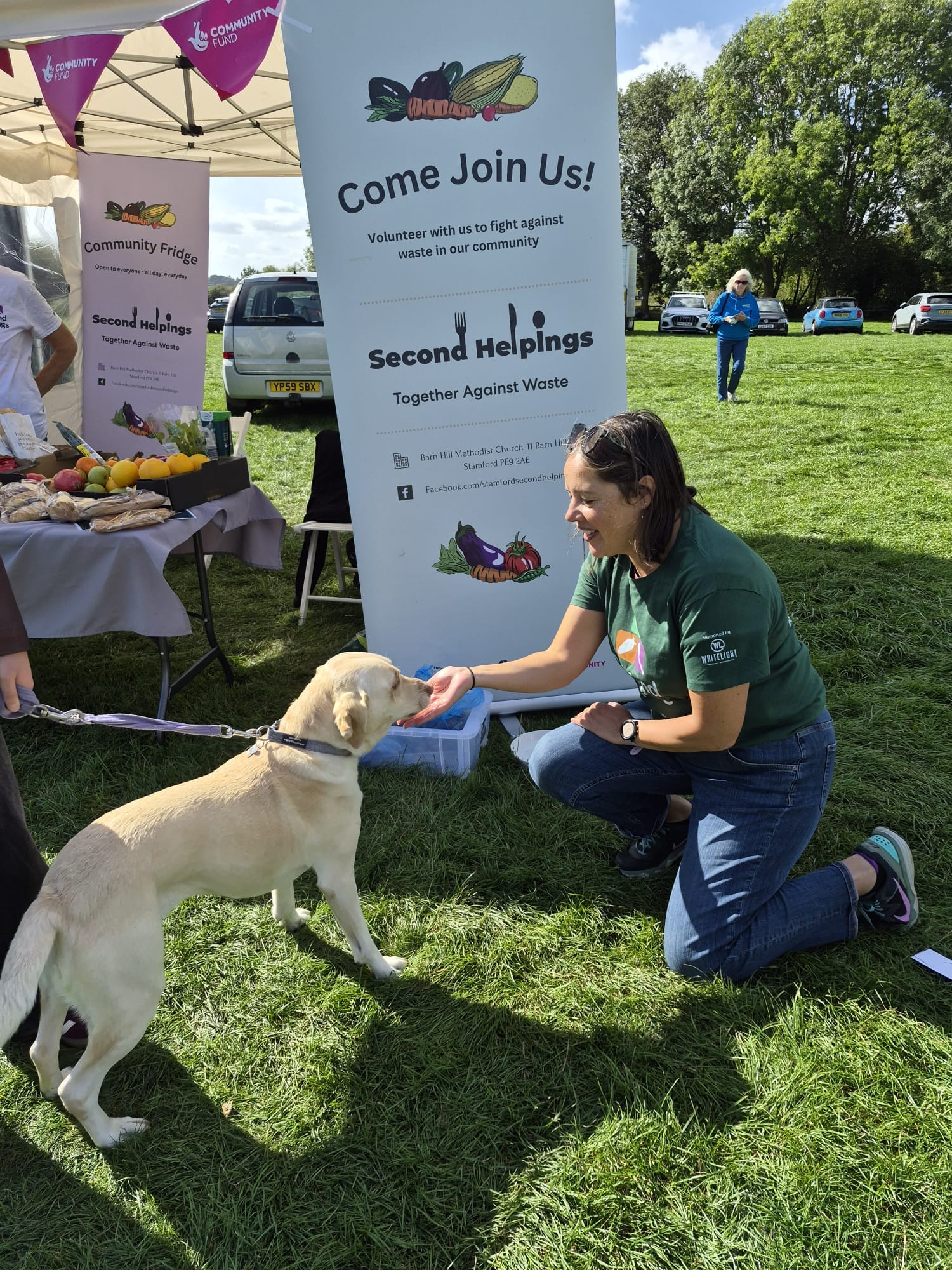 Stall at Stamford dog show
